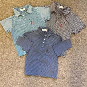 Johnnie-O Boys Polo Blue Bundle - Size 6